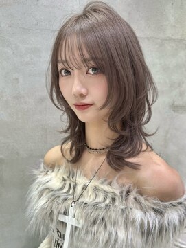 新潟／髪質改善／小顔／クラゲヘアー/ミルクティー