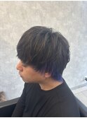 ブルーパープルインナーカラー