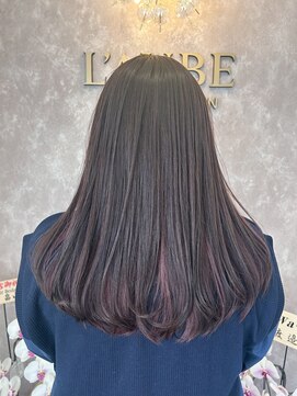 オトナ女子のインナーカラー