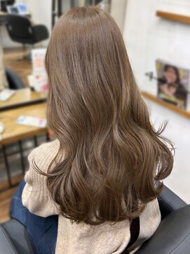 アリスバイアフロート 自由が丘(ALICe by AFLOAT) 〇オリーブベージュ 透明感カラー ブリーチなし ベージュ