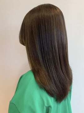 ヘアーアンドメイク アンジュ 中野店(Hair&Make ange) ワンカールレイヤー×グレージュハイライト