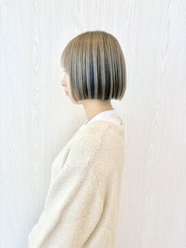 エクラヘア(ECLAT HAIR) グレージュ×ブルーカラー