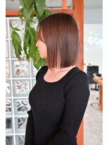 アイダブリューティー ヘア デザイン(IWT hair design)&nbsp;切りっぱなしボブ　20代/30代/40代/大名/赤坂/警固/天神
