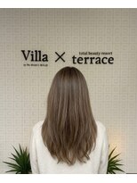 ヴィラ アンド テラス(Villa X terrace) 髪質改善/縮毛矯正/酸性ストレート/ヘッドスパ/白髪染め