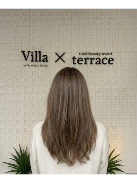 ヴィラ アンド テラス(Villa X terrace) 髪質改善/縮毛矯正/酸性ストレート/ヘッドスパ/白髪染め