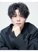 ルーズ波巻きセンターパート