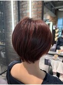 RED×ハンサムショート