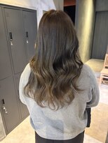 クレオヘアフィーカ(CLEO hair fika) 透明感カラー オリーブグレージュ