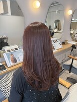 パプス ド コワフュール 川西能勢口店(Pap's de coiffeur) ピンクグレージュ×レイヤーカット