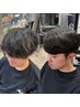【くせ毛でお悩みの男性必見☆】メンズカット＋曲がる縮毛矯正