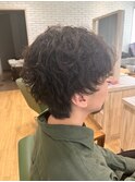 メンズマッシュ×パーマ