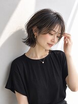 アッシュ 学芸大学店(Ash)&nbsp;ショートボブ/大人女性/アッシュグレー/白髪ぼかし/脱白髪染め