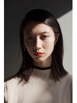 ヘアーアンドアトリエ マール(Hair&Atelier Marl)&nbsp;【Marl】スリークセミディ×赤リップ