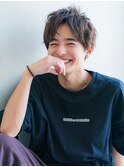爽やか無造作/ニュアンスパーマ/メンズパーマ/20代30代40代/小顔
