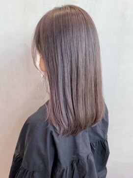 アイティー バイ アルバム 中野店(IT by ALBUM) ラベンダーベージュ_ピンクベージュボブルフ_ba309861