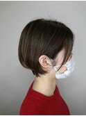 耳にかけても可愛い大人ショートヘア【ボブショート】