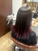 クネア(kunea)&nbsp;ピンクベージュ外ハネ/ピンクラベンダー/透明感