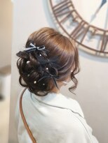 ヘアセットサロン ミント(Hair set salon MINT)&nbsp;クォーターアップスタイル