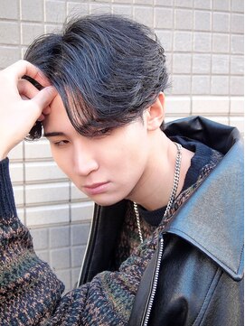 クオル 立川(QOL) ニュアンスパーマ／センターパート／メンズカット／波巻きパーマ