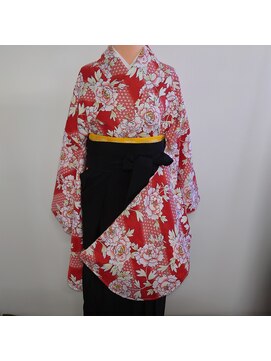 ヘアーアンドメイク アール(hair&make R) ★hair&makeR★レンタル着物R-003