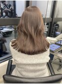 レイヤーカットハイライトショートヘアイルミナカラーオージュア