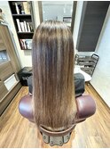 白髪ぼかしハイライト