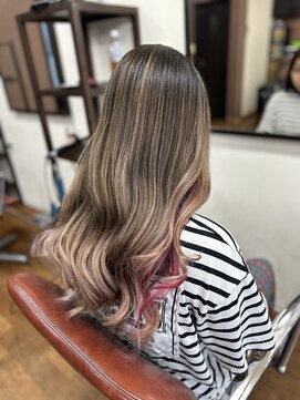 ヘアーサロン カラー 色彩店(COLOR) バレイヤージュ