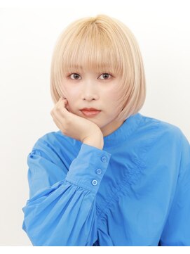 ポイントファイブバイソレイユ 小松店.5 by SOLEIL) 【ミニボブ】【ハイトーン】