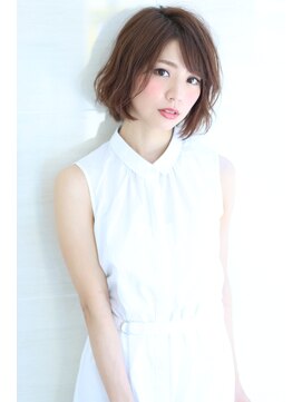 オーロ 池田店(ORO) 20代30代40代50代斜めバンググレージュカラーシルキーベージュ