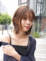 ニコ トウキョウ 渋谷(nico TOKYO)&nbsp;ミディアムレイヤーカットボブウルフ/10代20代/インナーカラー