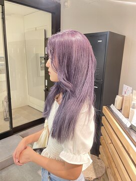 アイリー 名古屋(A/LEE) 紫カラー/ロングレイヤー