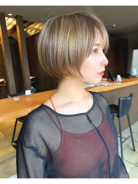 ロンド ラマ 岐阜(Lond bla-ma) ショートボブ/ショート/丸みショート