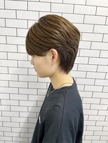 リール(THE RIRE.)&nbsp;＊THE  RIRE.  オリーブベージュ×ショートウルフ＊