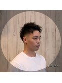 メンズカット スパイキーショート ツーブロック