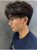 センターパート/ニュアンスパーマ