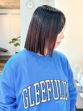 サロン シー(salon sea) salon seaとわ　パツっとボブ ×アンブレラカラー