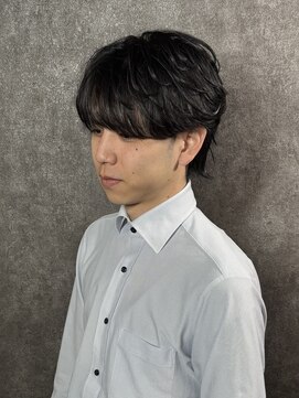 アウル 心斎橋(owl) 【シースルーフェザー】マッシュウルフ/メンズパーマ