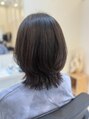 アグ ヘアー イース 太田2号店(Agu hair ease)&nbsp;【エメラルド】オリーブ系透明感カラー　#くびれカット