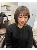 ウルフ×ダブルカラーのカーキベージュ