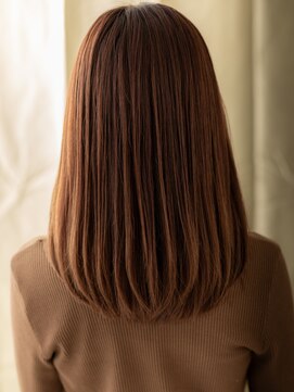 カバーヘア ブリス 大宮西口(COVER HAIR bliss) 艶カラー内巻きワンカールエアストレートTc3大宮20代30代40代