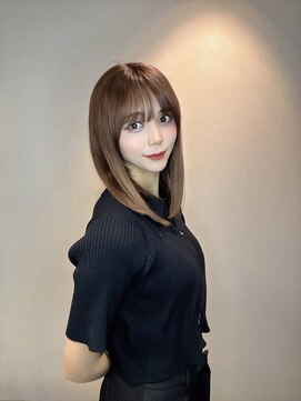 ビジョン 赤坂(vision) 髪質改善で艶のあるブラウン