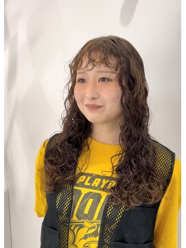 シアン 大須店(CYAN.) ロングレイヤー×しっかりめパーマ