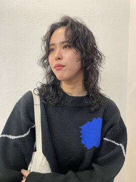 ヨハク 大阪梅田中崎町(yohaku) ウルフレイヤーパーマ