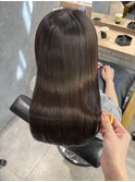 酸性ストレート×ナチュラルブラウン◎