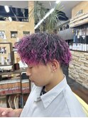 ピンクメッシュ　ケアツイスト