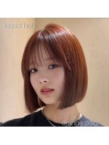 ロンドブルーム 天神大名店(Lond Bloom) ブリーチなしダブルカラーで作る暖色カラー