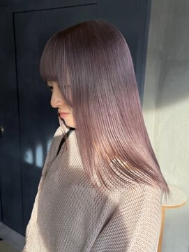 ヲタク(wotaku.) ラベンダーグレージュラベンダーミルクティーハイトーンカラー