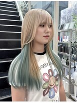 シェリ ヘアデザイン(CHERIE hair design)&nbsp;デザインカラー［福岡/天神/大名/ロング/ダブルカラー］