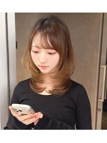 クム(kumu)&nbsp;レイヤーカット /縮毛矯正/前髪/顔周り/名古屋/栄/韓国サロン