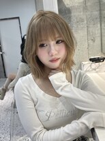 ロンド レア 天神大名店(Lond Le’a)&nbsp;黒髪カタログ/オリーブグレー/ココアベージュ/小顔に見せるヘア